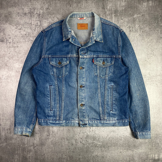 Levi's 80's washed denim jacket made in France - M-XL