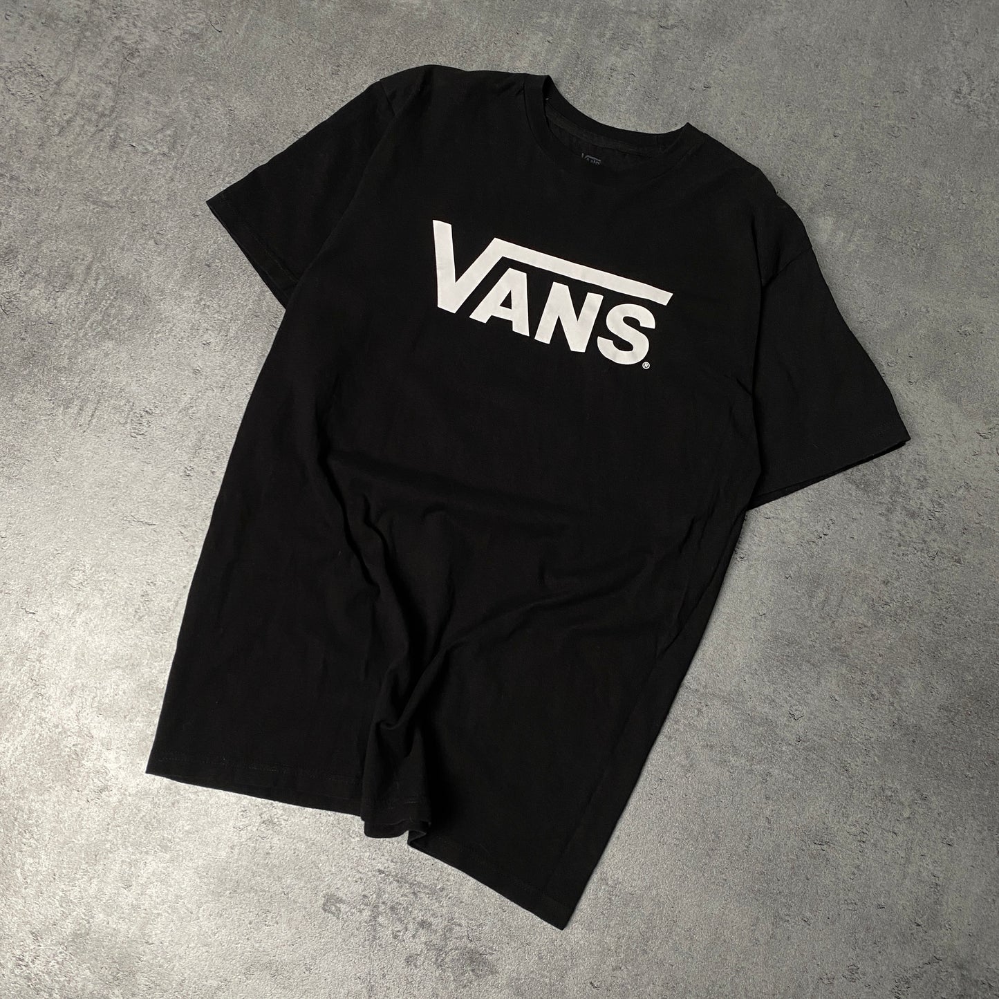 Vans logo black t-shirt size M