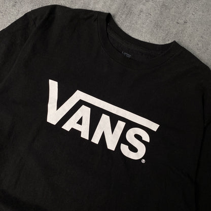 Vans logo black t-shirt size M