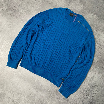 Armani Exchange blue light jumper - M