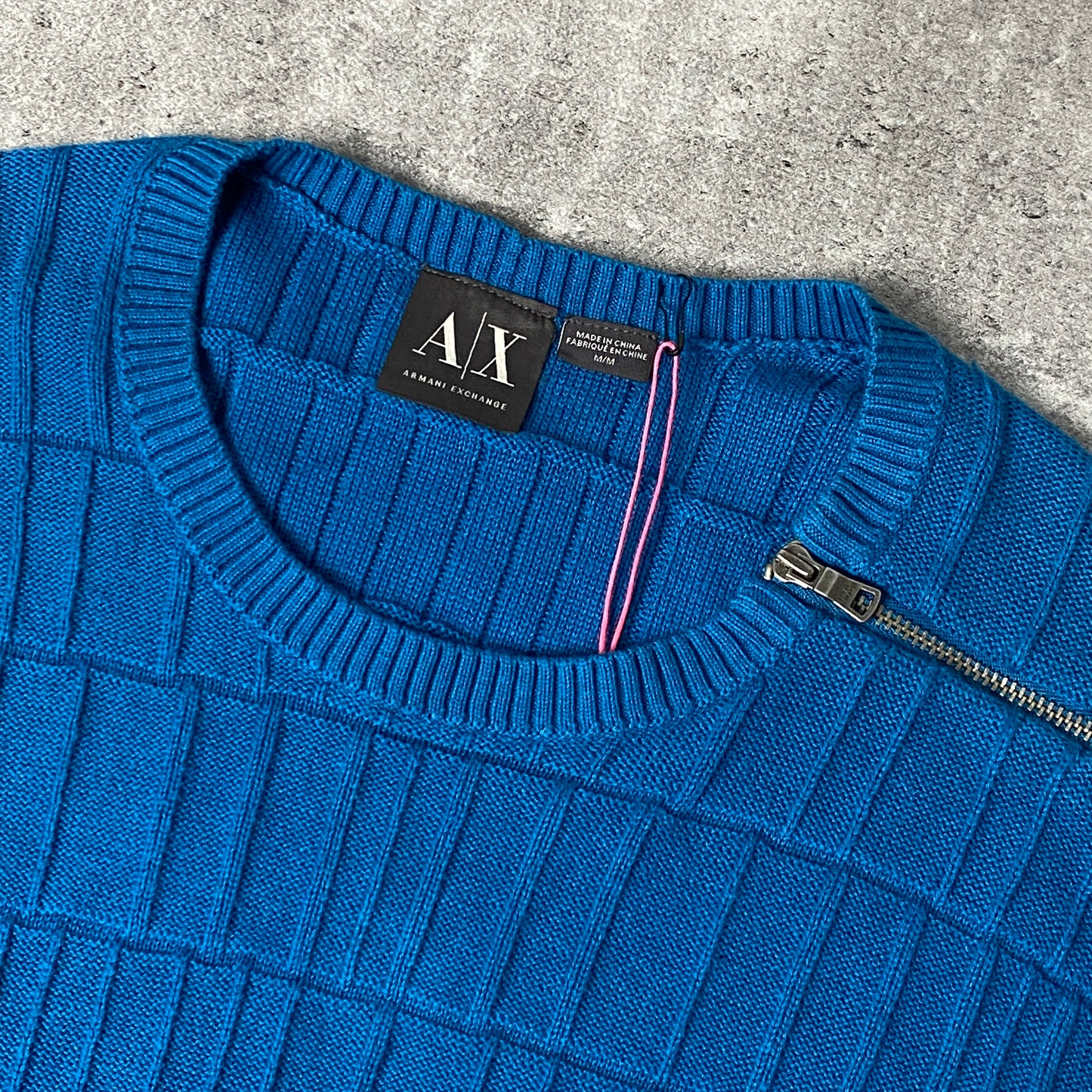 Armani Exchange blue light jumper - M