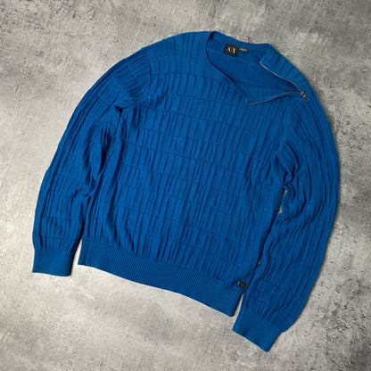 Armani Exchange blue light jumper - M