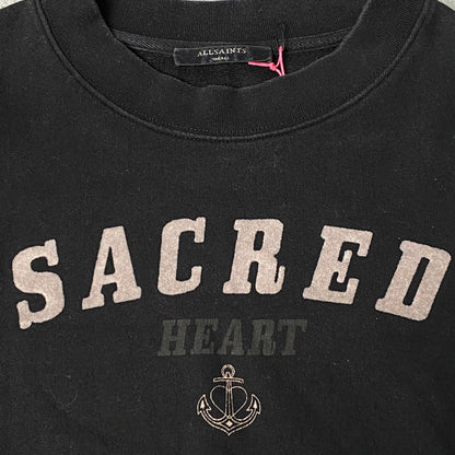 All Saints Sacred heart cropped sweatshirt - S