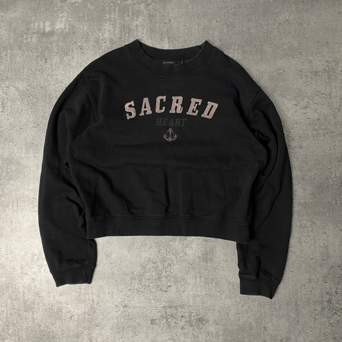 All Saints Sacred heart cropped sweatshirt - S