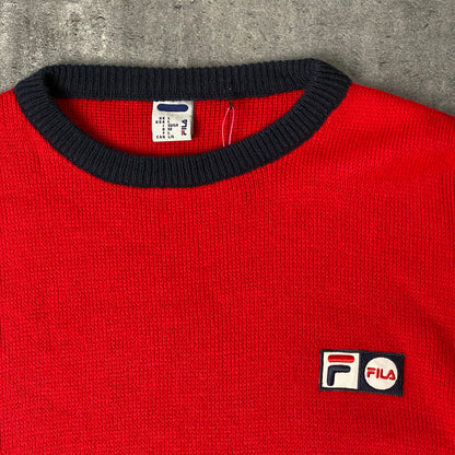 Fila vintage red sweater - L