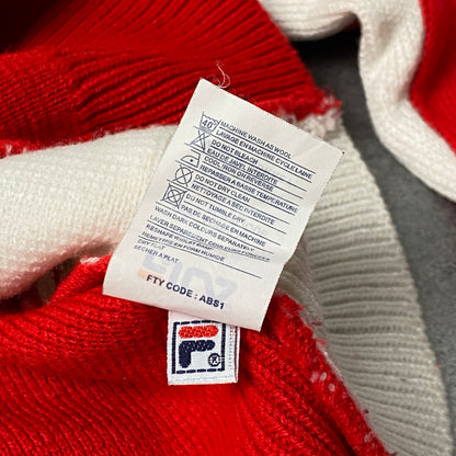 Fila vintage red sweater - L