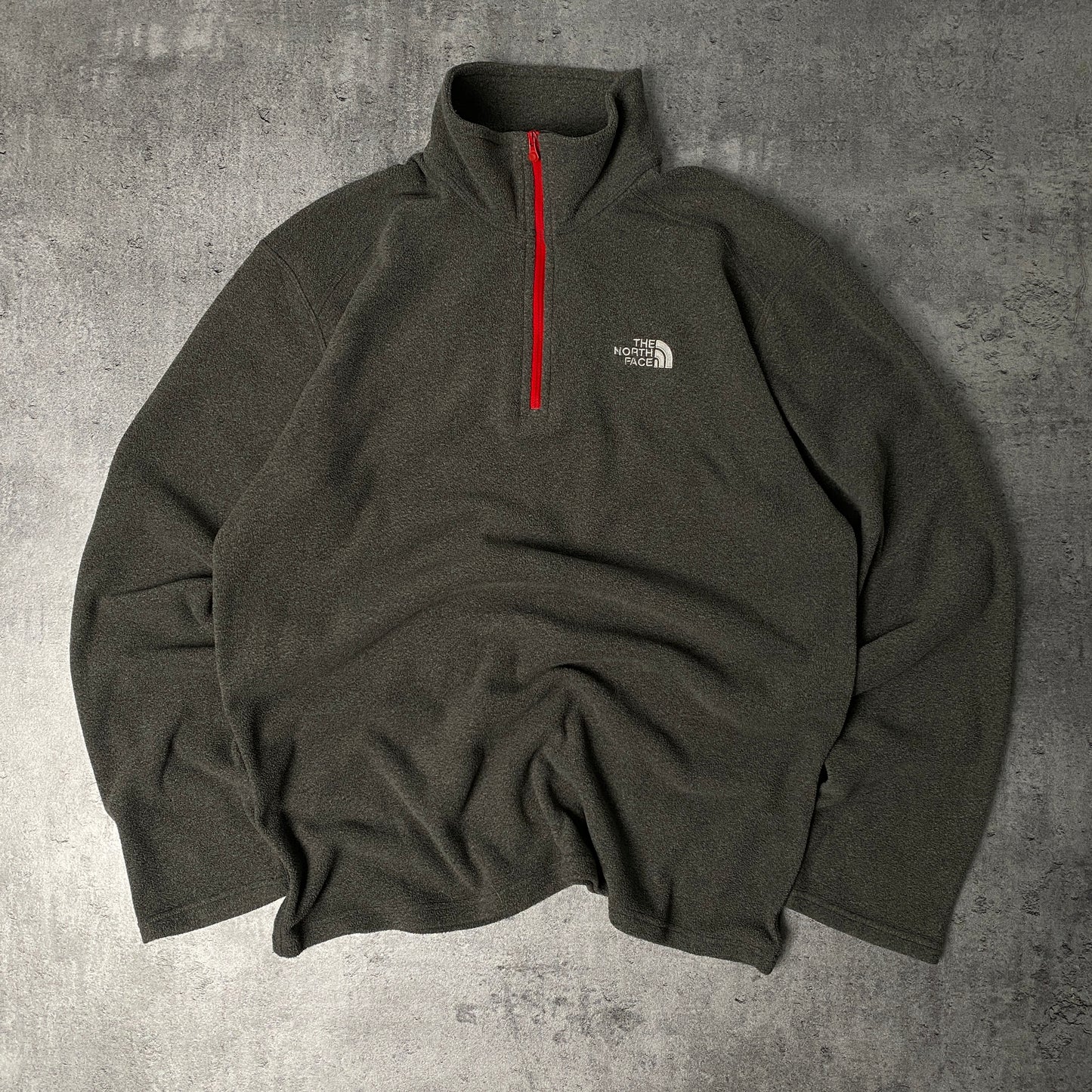 The North Face polartec grey fleece - S