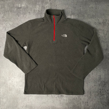 The North Face polartec grey fleece - S