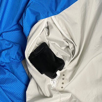 Oakley blue white windbreaker jacket - XXL