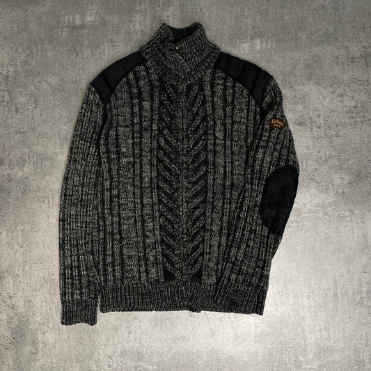 Schott NYC grey heavy sweater - M