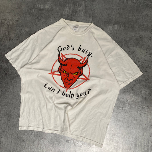 Devil white t-shirt 2006 - XL