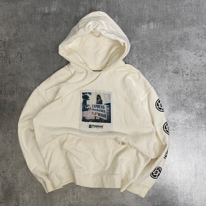 Element x Polaroid white hoodie - xs/s