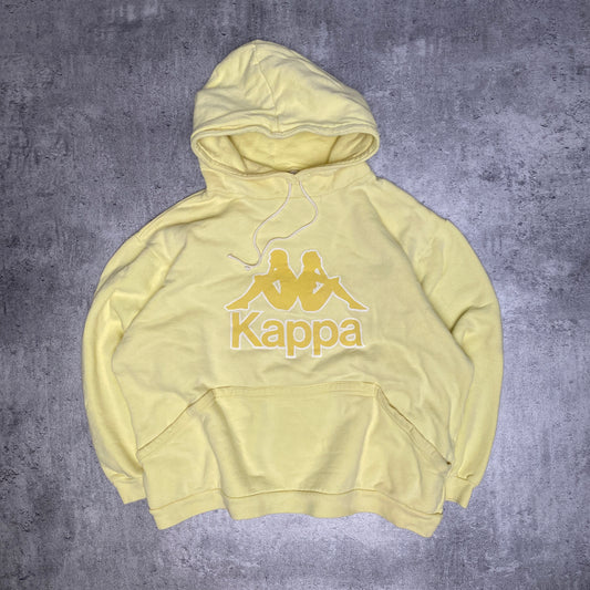 Kappa Vintage light yellow hoodie - L