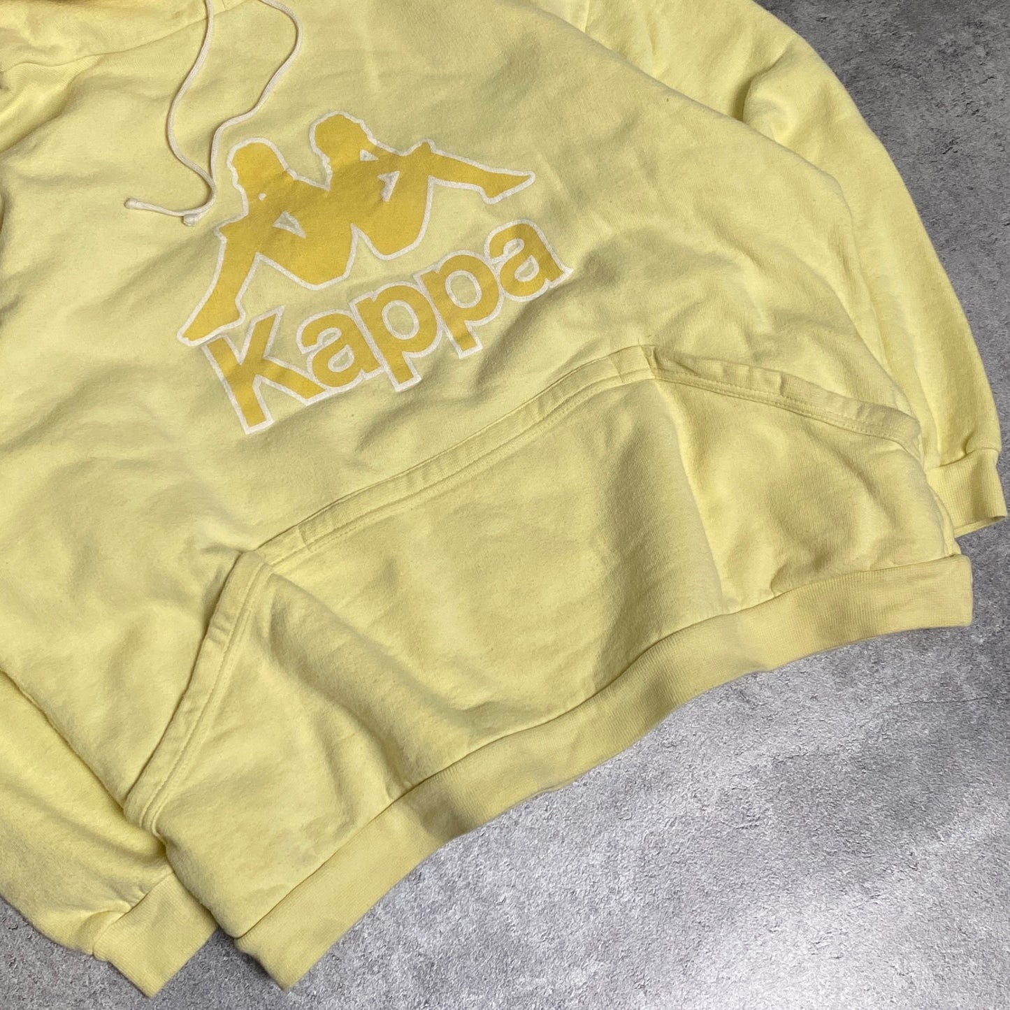 Kappa Vintage light yellow hoodie - L