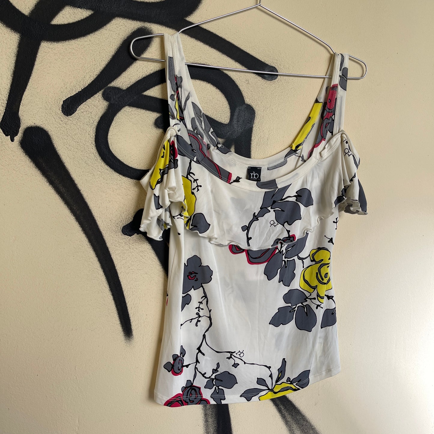 Rocco Barocco vintage floral top - M