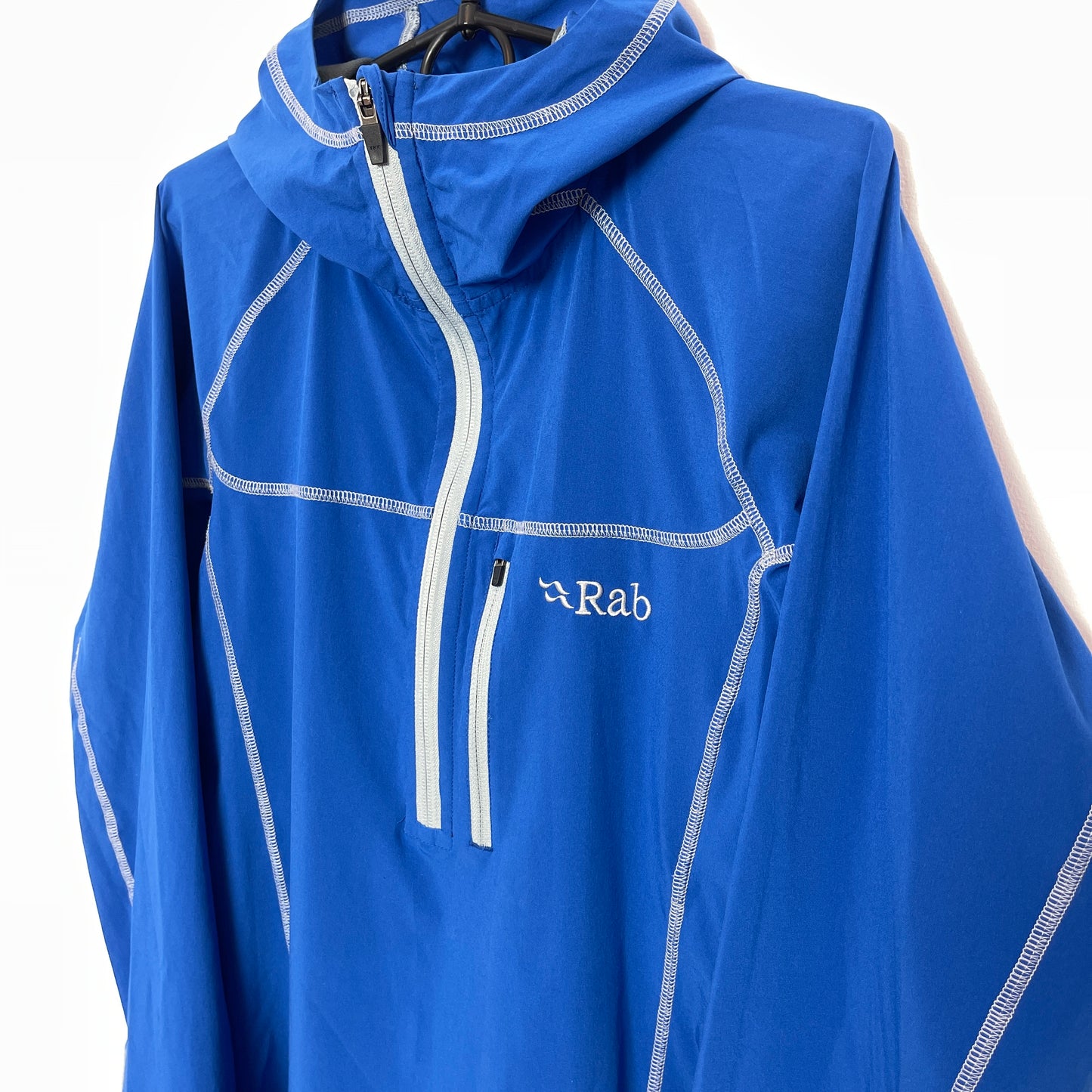 RAB Boreas Half Zip Stretch Blue Hoodie - S