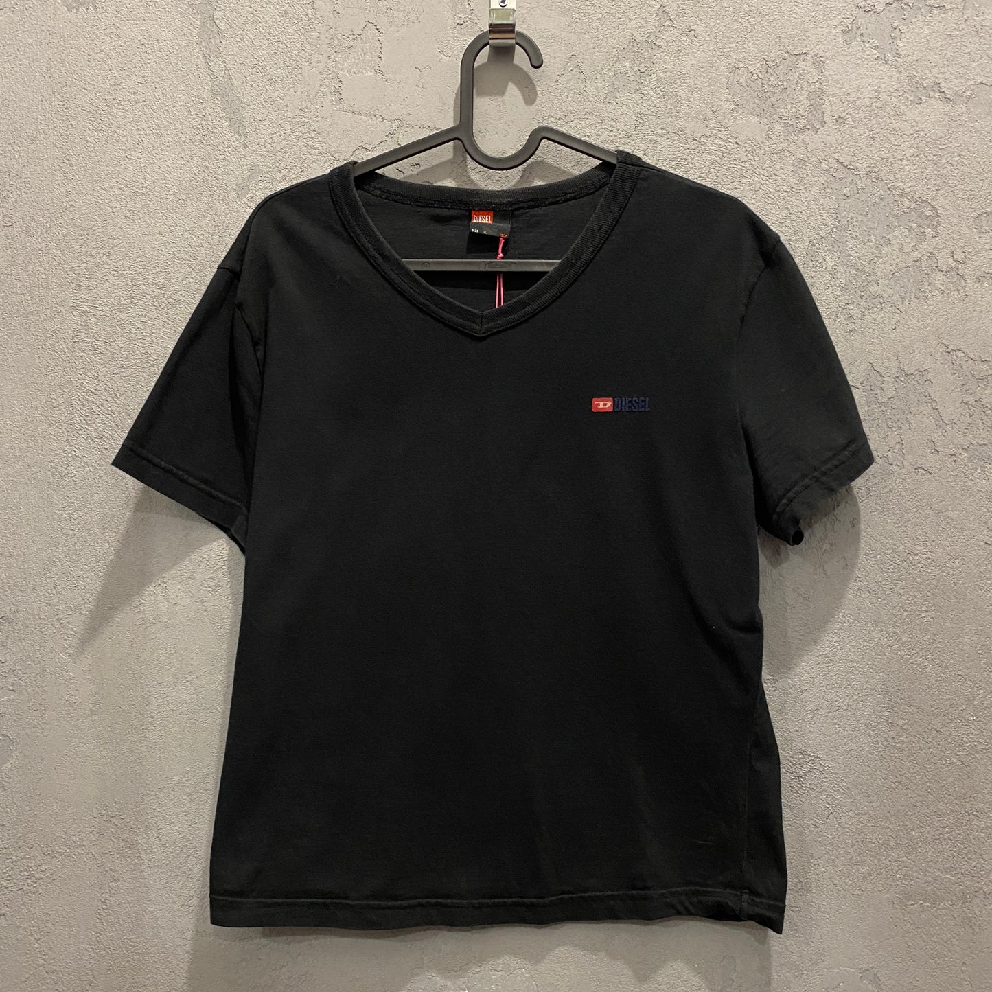 Diesel vintage slim fit black t-shirt - XL