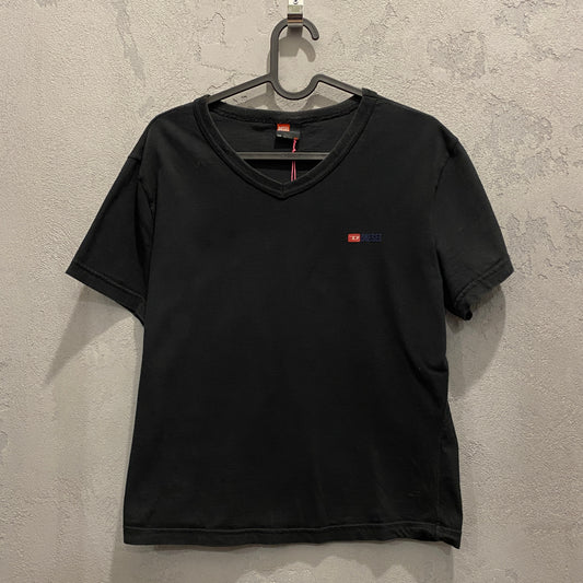 Diesel vintage slim fit black t-shirt - XL