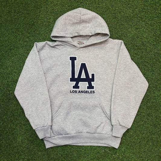 LA Lakers vintage gray boxy hoodie - M