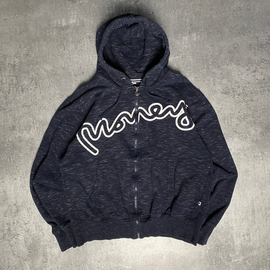 Money navy zip-up hoodie - XL