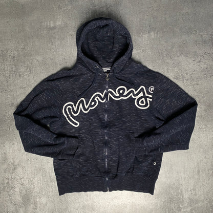 Money navy zip-up hoodie - XL