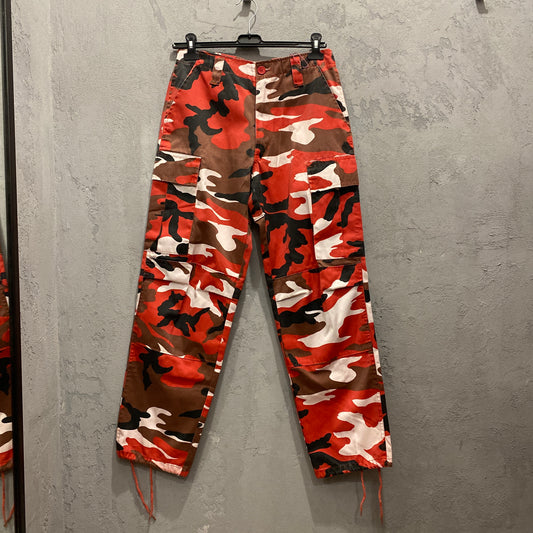 Navy Moro red swag pants - 30