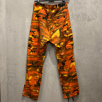 Navy Moro orange swag pants - S