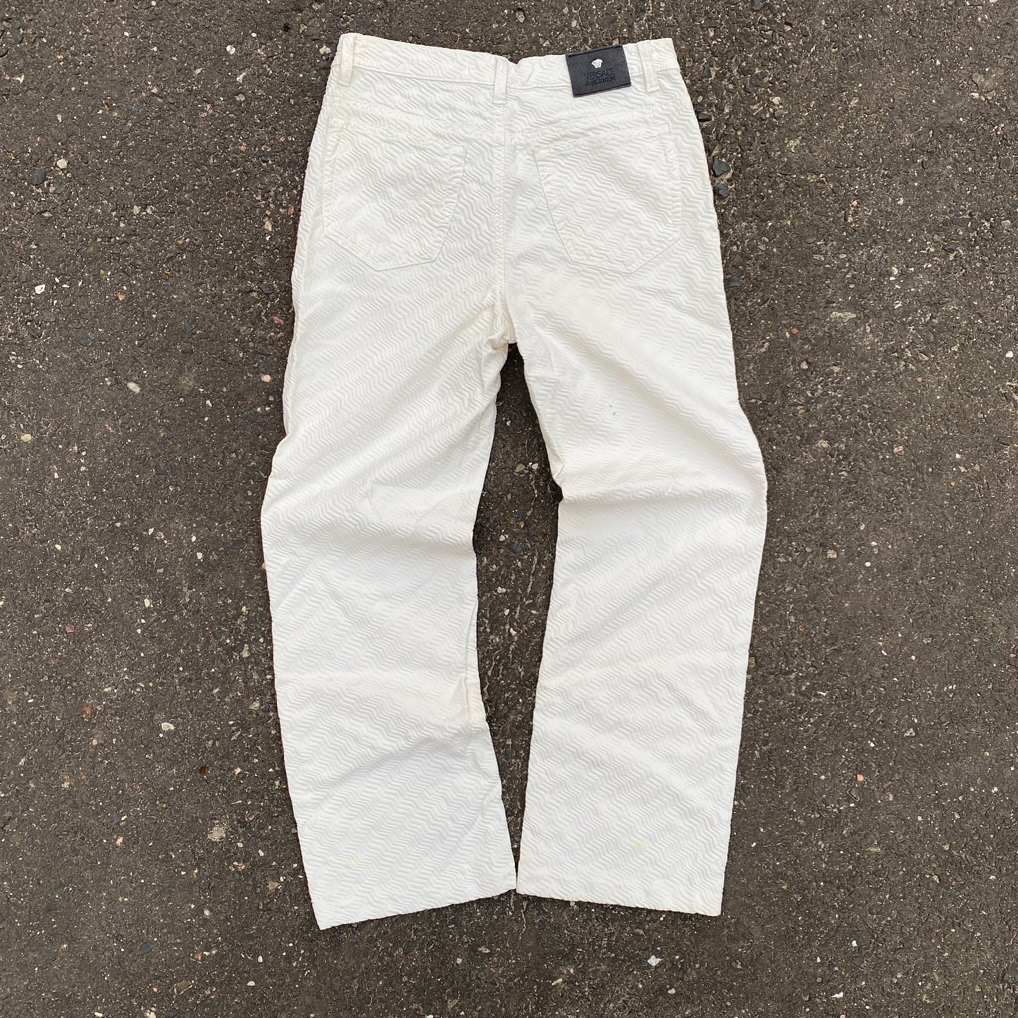 Versace jeans couture white stretch jeans - 32/46