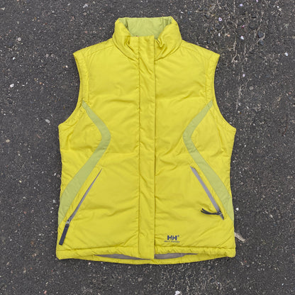 Helly hansen lime yellow outdoor vest - S