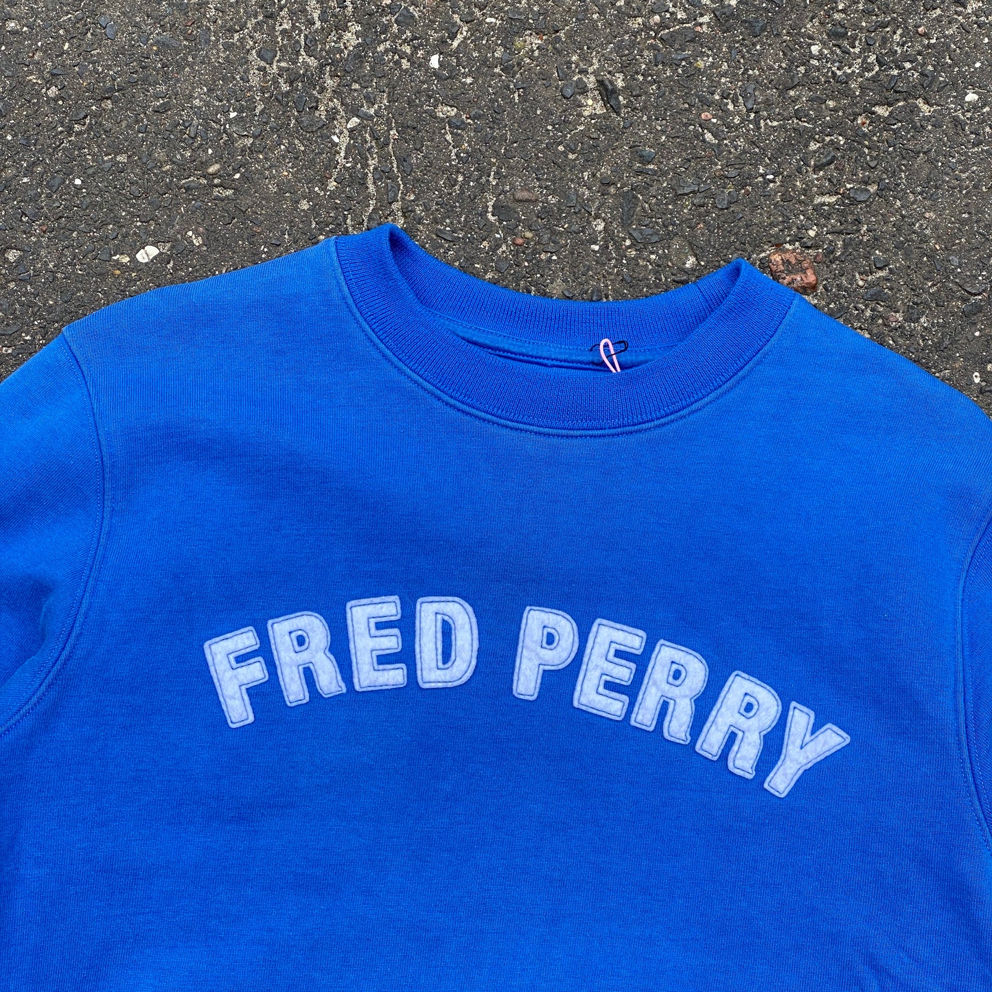 Fred perry heavy  blue sweatshirt - S