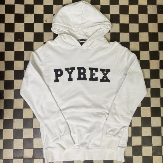 Pyrex white spell hoodie - S