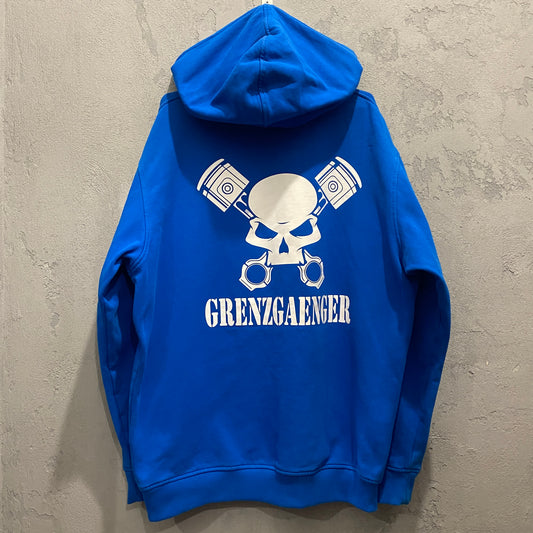 Grenzgaenger racing blue hoodie - XL