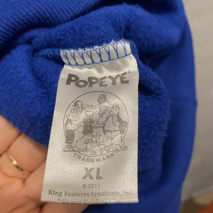 Popeye blue sweatshirt - XL