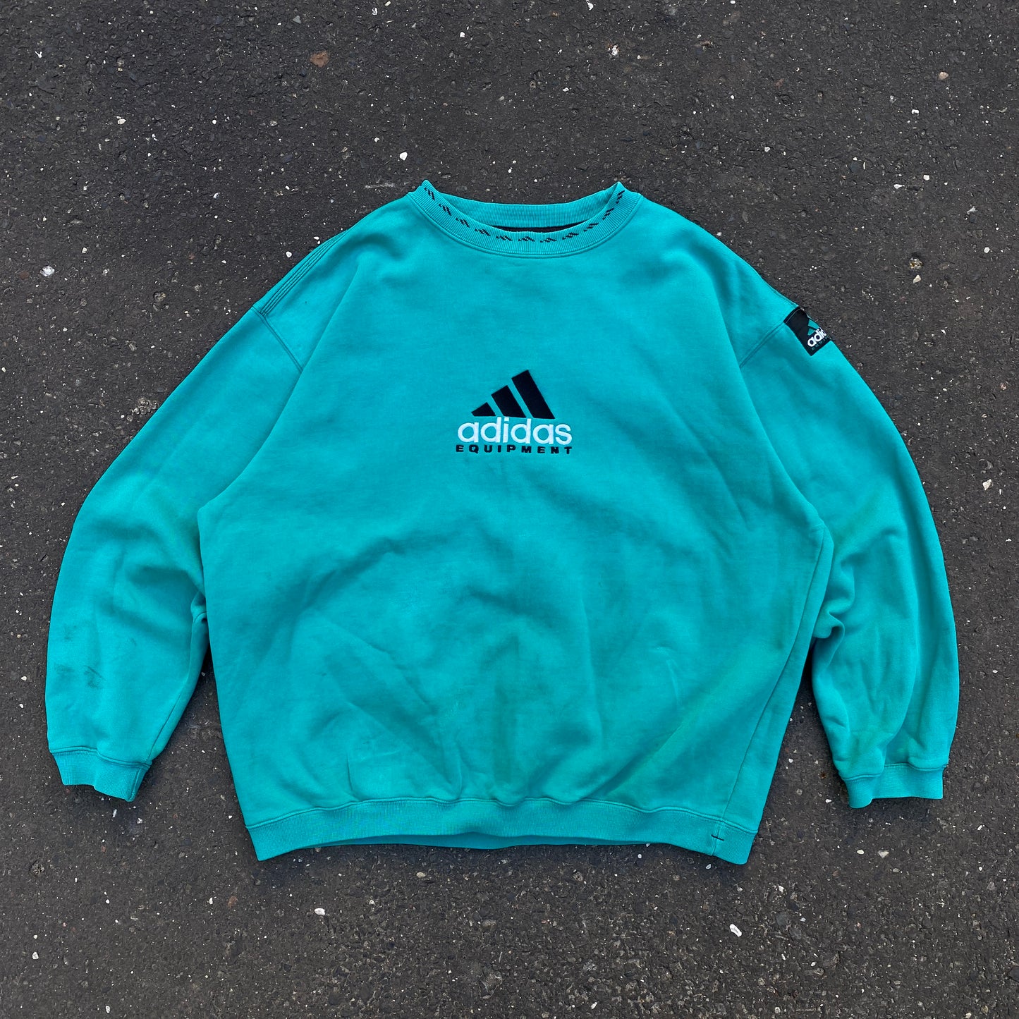 Adidas Equipment green vintage crewneck sweatshirt - L