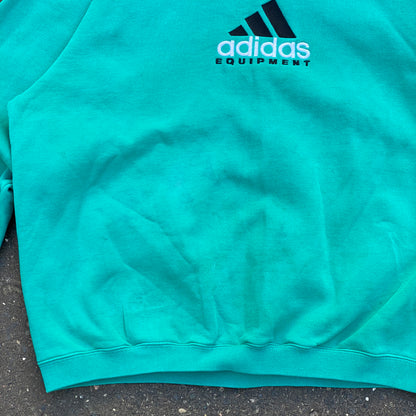 Adidas Equipment green vintage crewneck sweatshirt - L