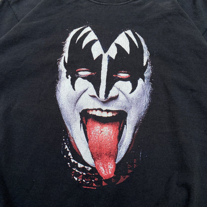 Kiss fotl merch vintage black t-shirt 2002 - S